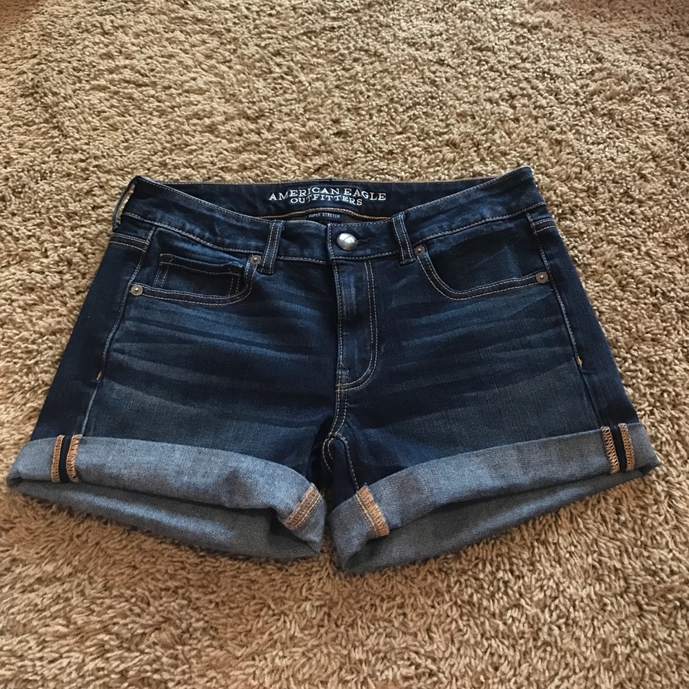 American Eagle Midi Jean Shorts